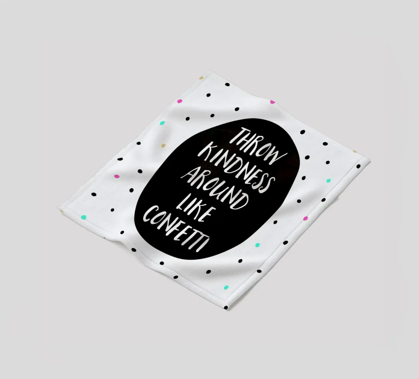 Throw Kindness fleecedeken van Elisabeth Fredriksson