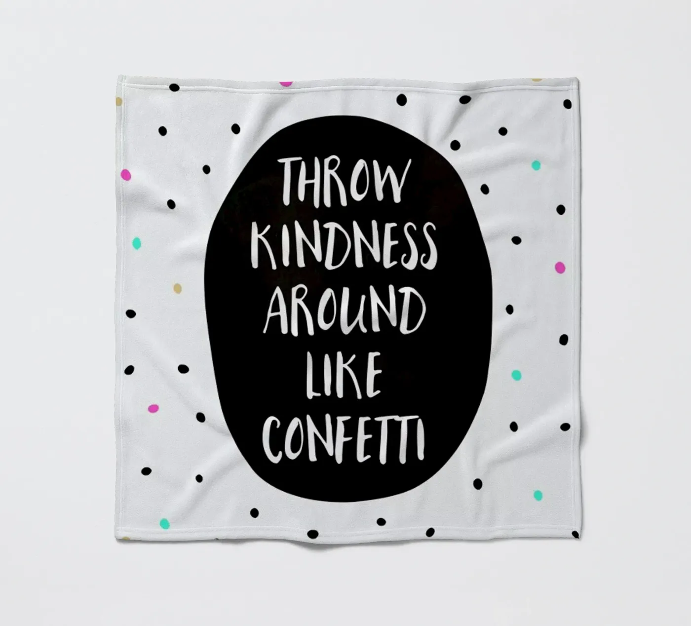 Throw Kindness fleecedeken van Elisabeth Fredriksson
