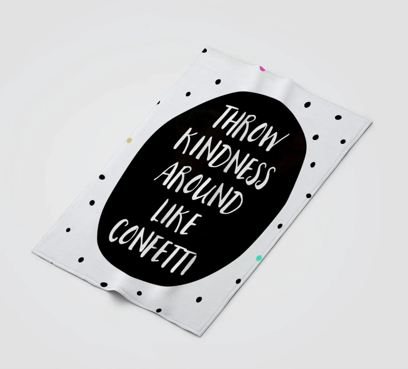 Throw Kindness fleecedeken van Elisabeth Fredriksson