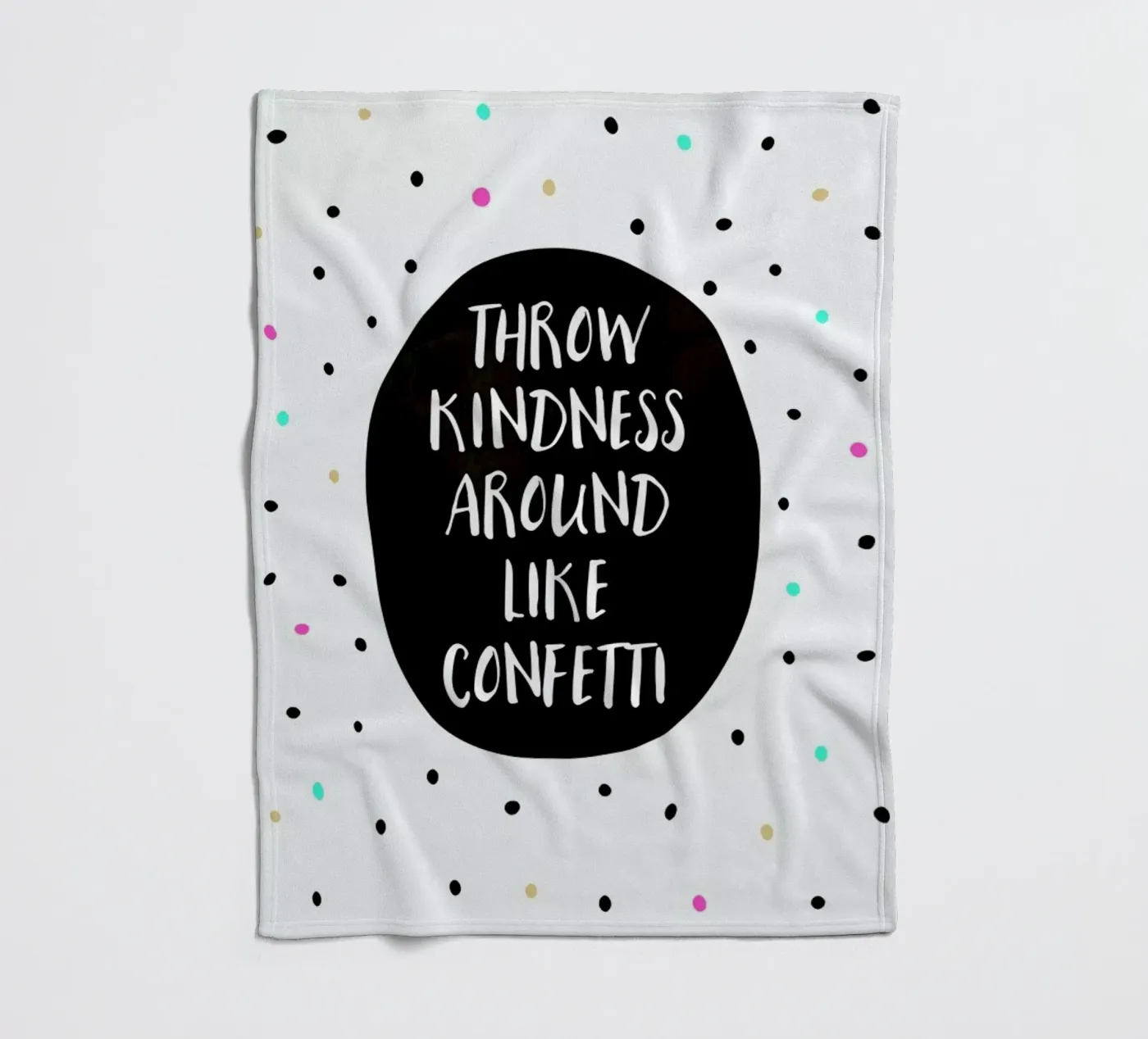 Throw Kindness fleecedeken van Elisabeth Fredriksson