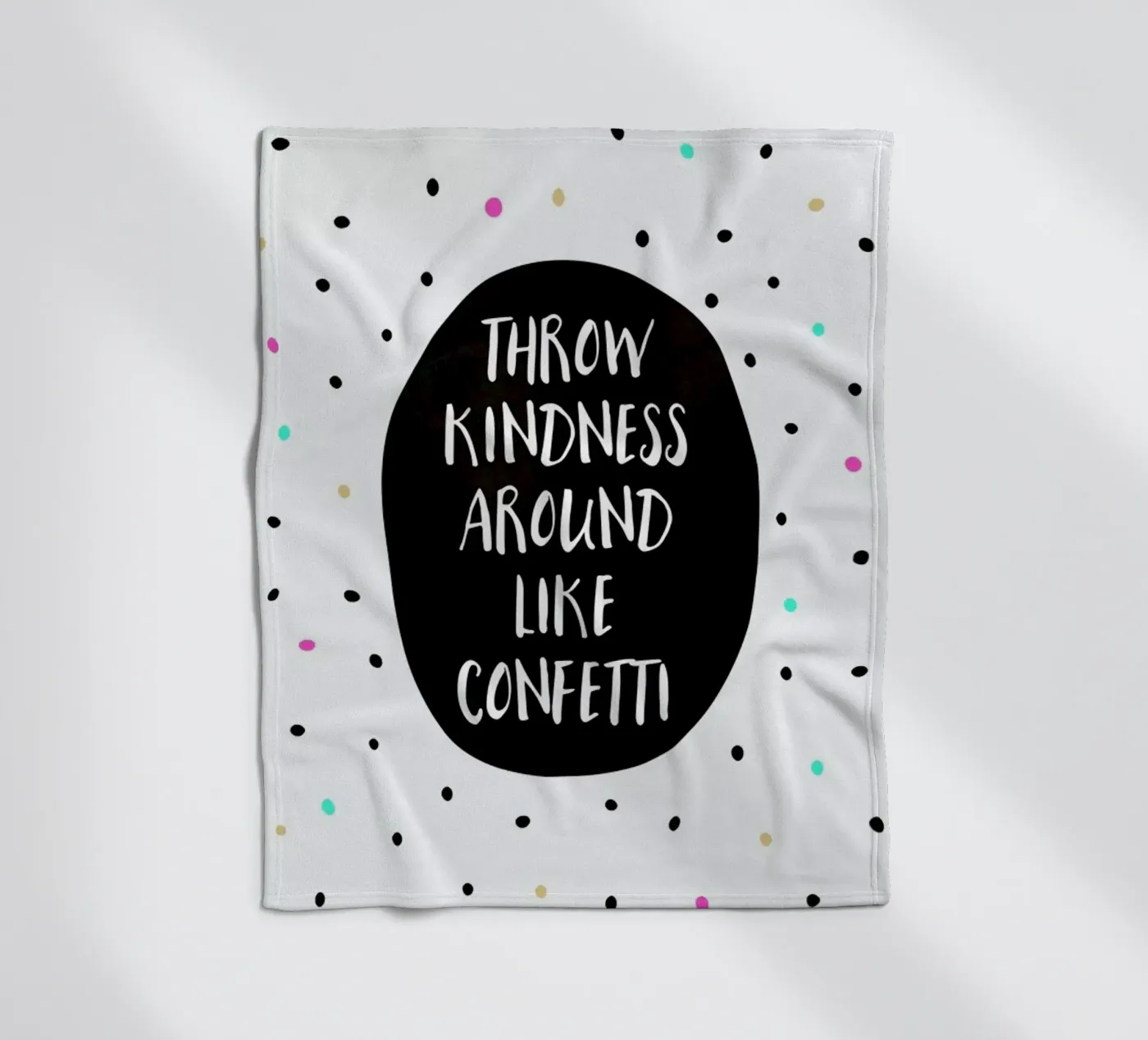 Throw Kindness fleecedeken van Elisabeth Fredriksson