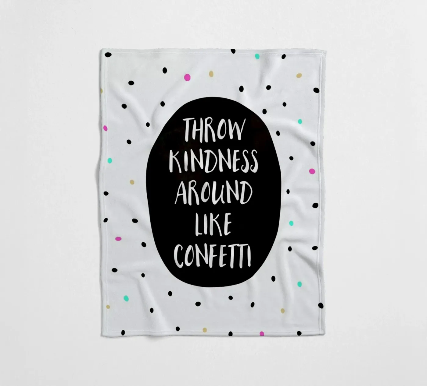 Throw Kindness fleecedeken van Elisabeth Fredriksson