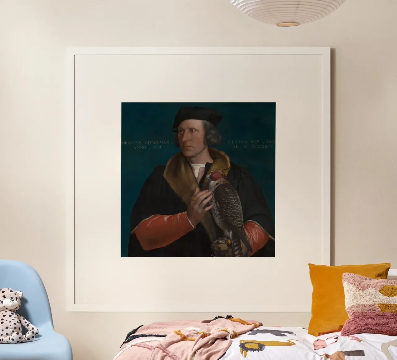 Hans Holbein - Il ritratto giovanile di Robert Cheseman poster da Timeless Artworks