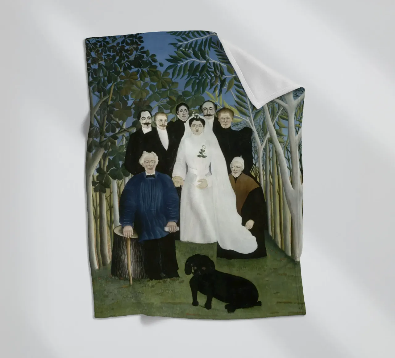 Henri rousseau - il matrimonio coperta in pile da Timeless Artworks