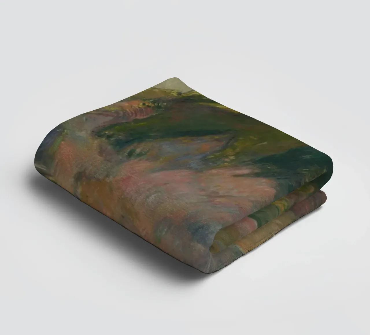 Paul Gauguin - The Flageolet Player on the Cliff towel by Timeless Artworks