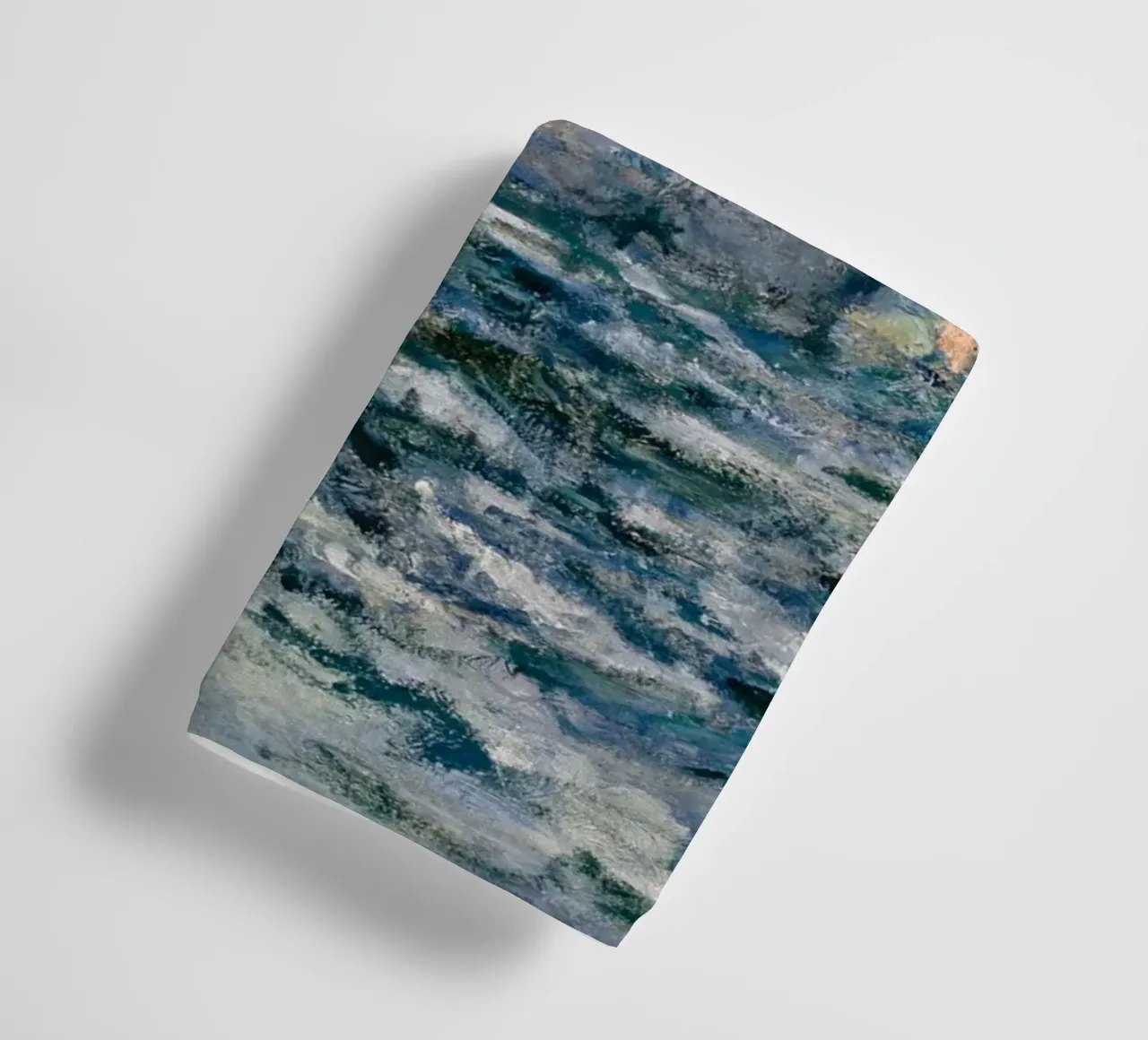 Claude Monet - The Cliff of Aval, Etrétat towel by Timeless Artworks