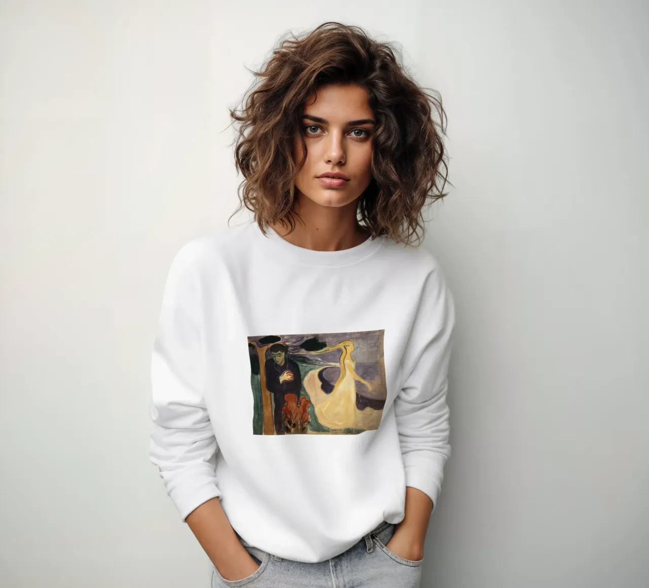 Edvard Munch - Separazione felpa da Timeless Artworks