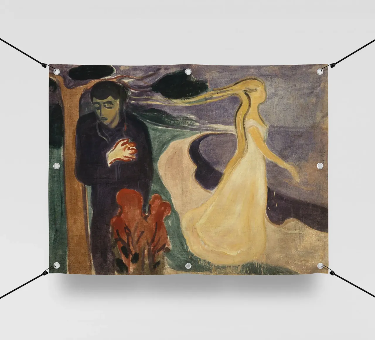 Edvard Munch - Separazione telo in pvc da Timeless Artworks
