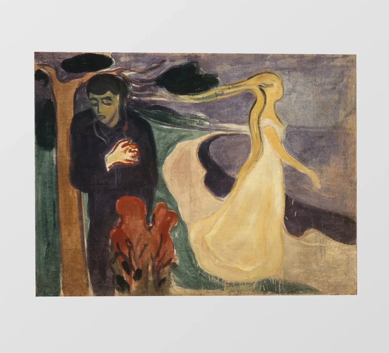 Edvard Munch - Separazione telo in pvc da Timeless Artworks