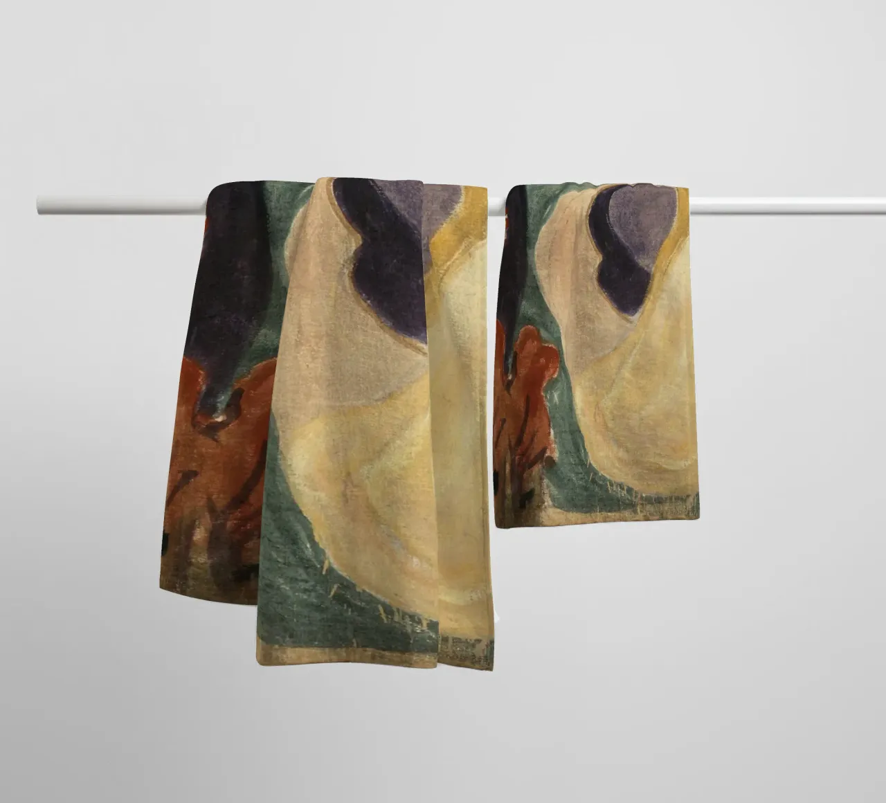 Edvard Munch - Separazione asciugamano da bagno da Timeless Artworks