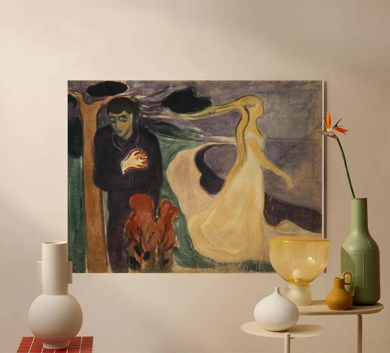 Edvard Munch - Separazione plexiglass da Timeless Artworks