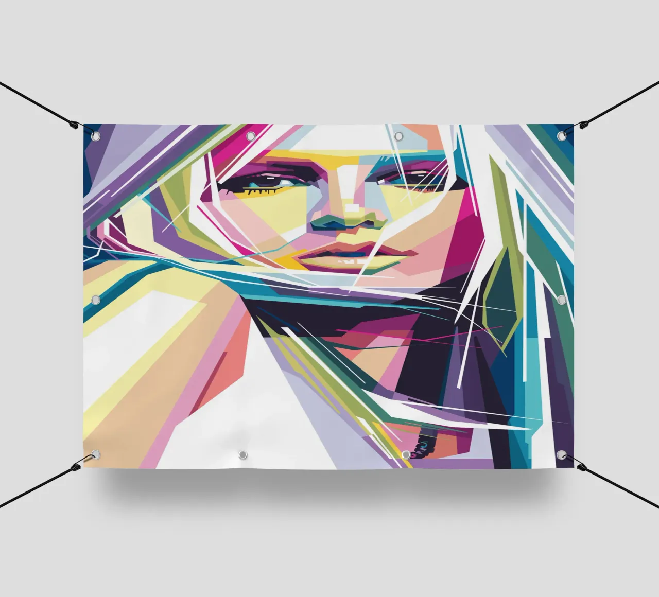 Principessa del pop telo in pvc da Alkahfsmart