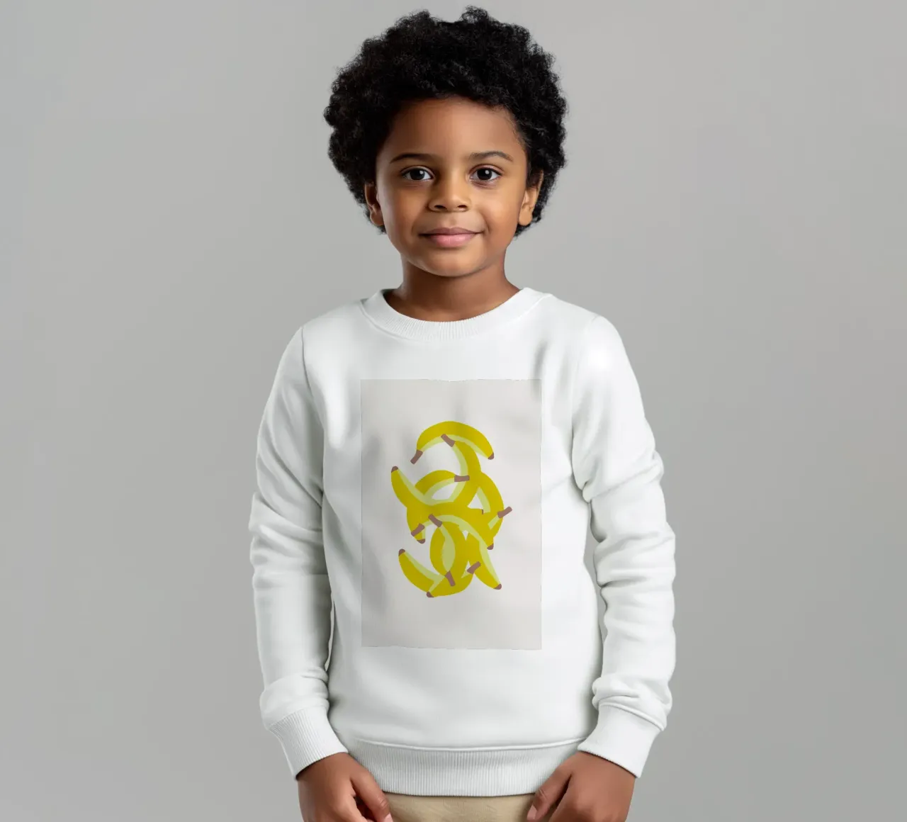 Jeg Elsker Bananer felpa bambino da Swen Swensøn