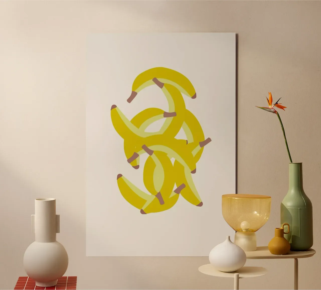 Jeg Elsker Bananer alluminio dibond da Swen Swensøn