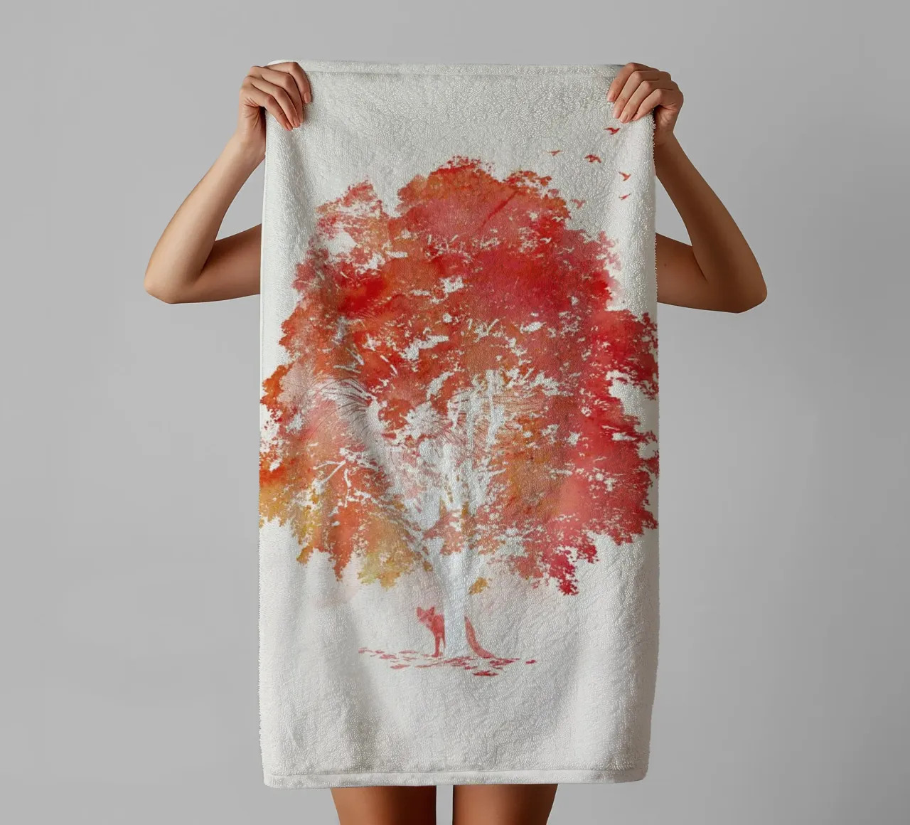 Hide and Seek towel by Róbert Farkas