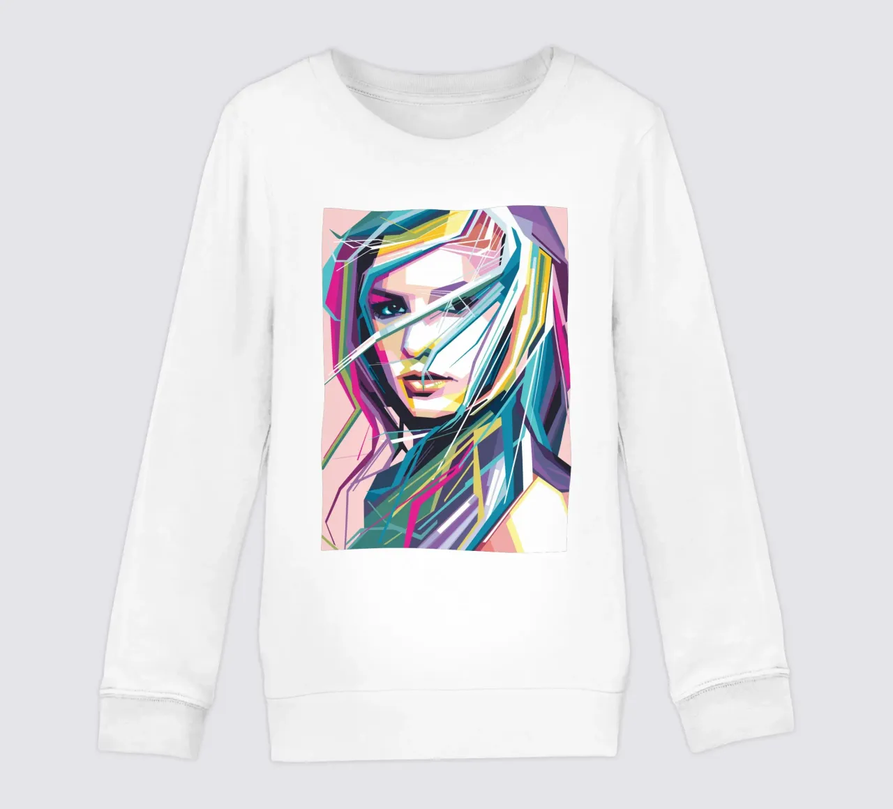 Princess of Pop fanart trending now kids sweatshirt by Alkahfsmart