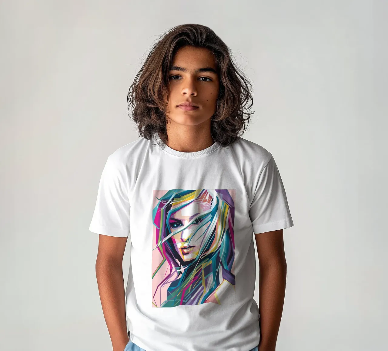 Princess of Pop fanart trending now kids t-shirt by Alkahfsmart