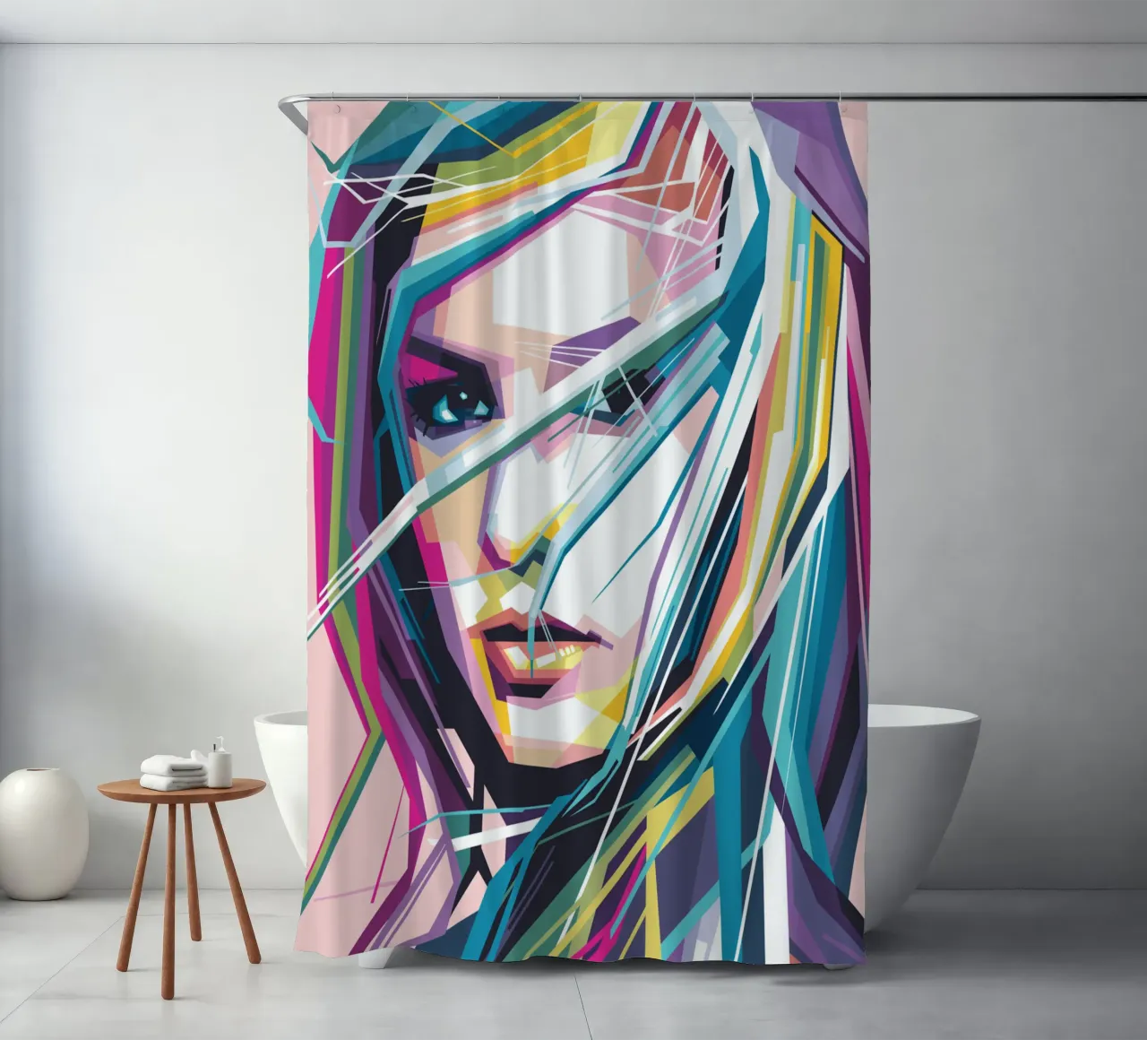 Princess of Pop fanart trending now shower curtain by Alkahfsmart