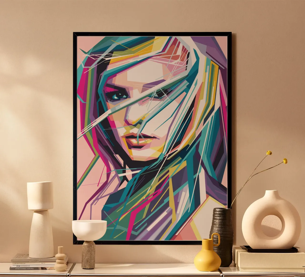Le fanart della Principessa del Pop sono ora di tendenza poster con telaio in alluminio da Alkahfsmart