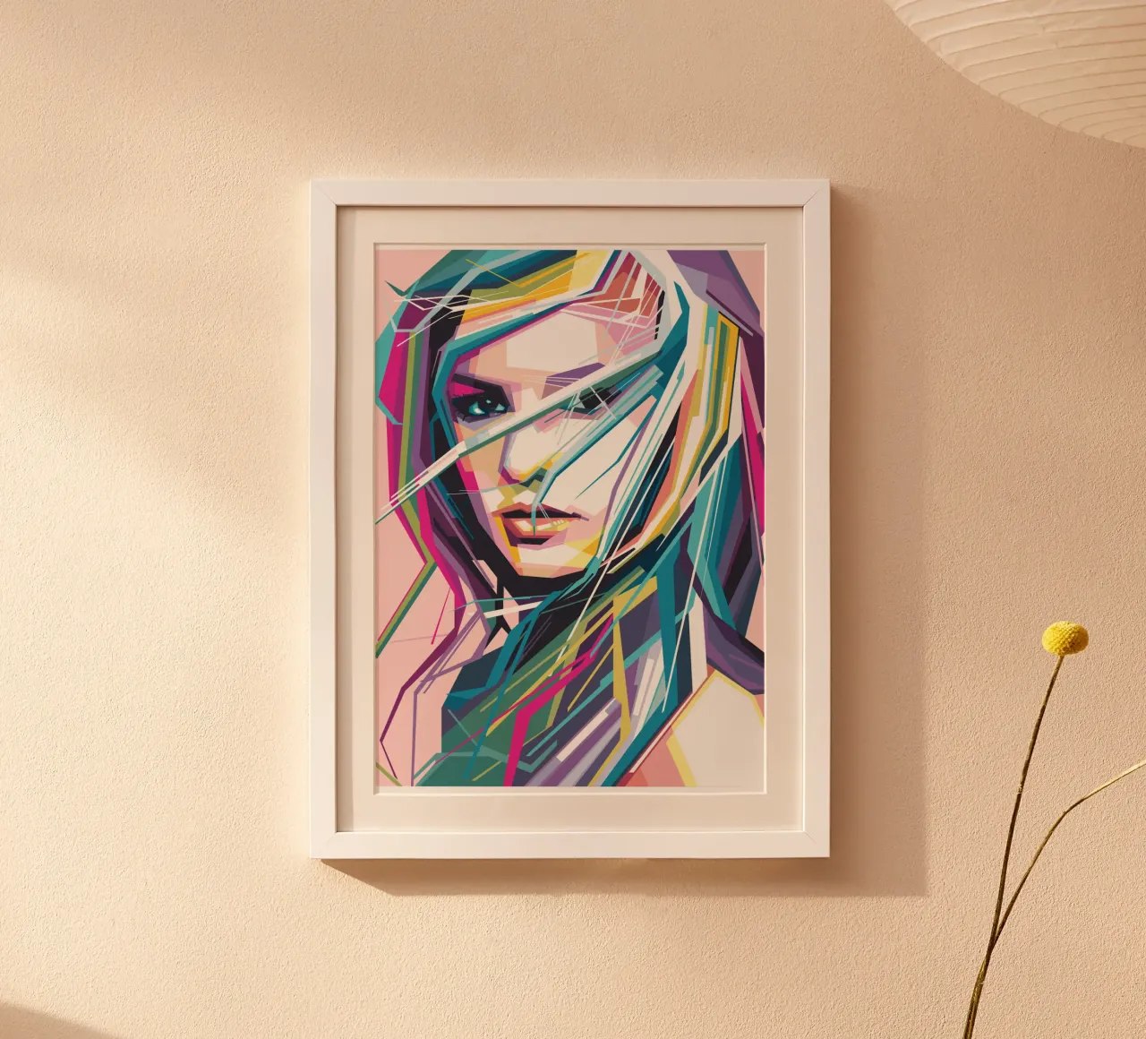Le fanart della Principessa del Pop sono ora di tendenza poster con telaio in alluminio da Alkahfsmart