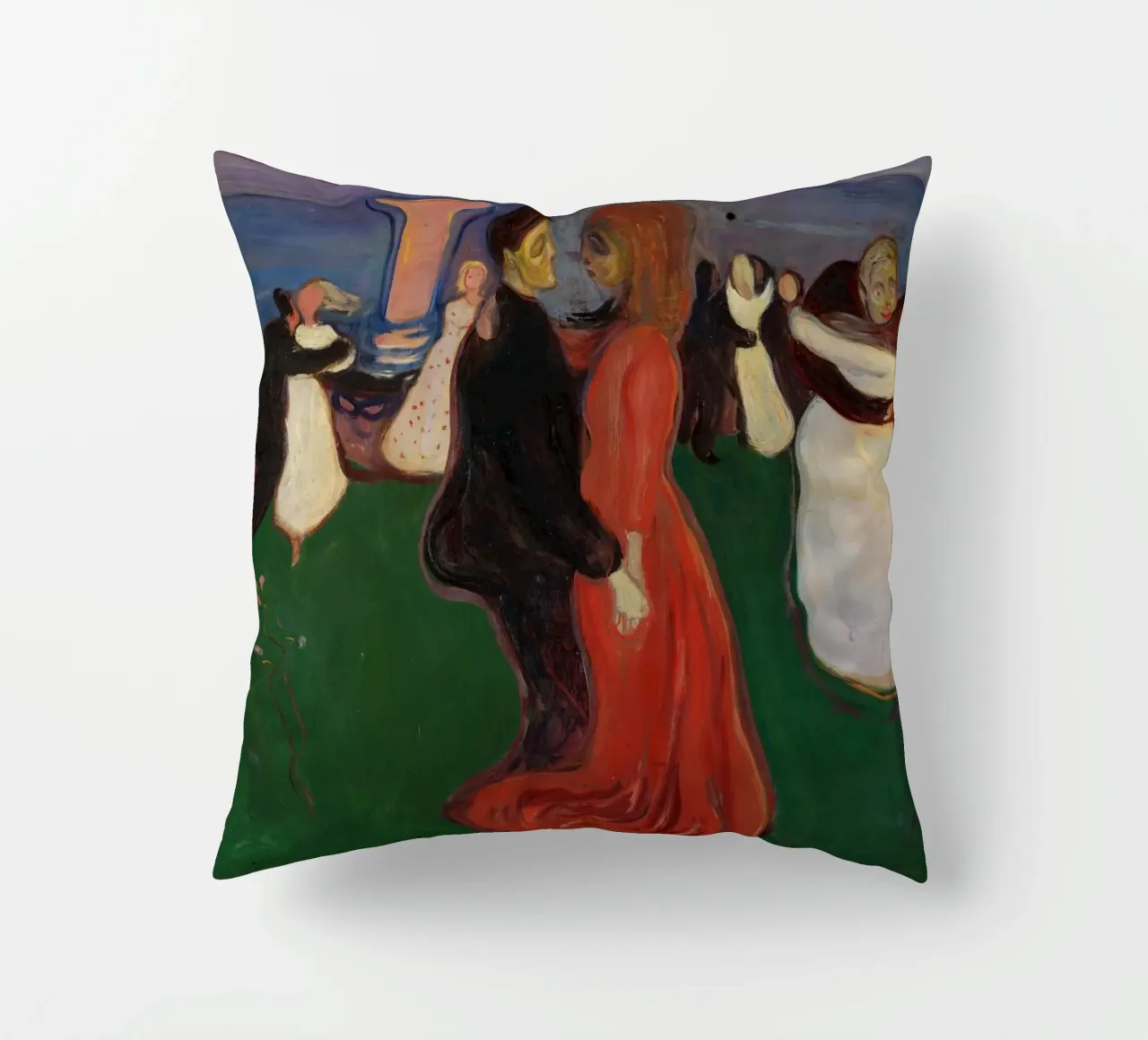 Edvard Munch - La danza della vita cuscino da Timeless Artworks