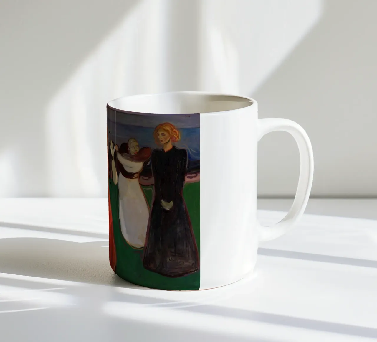 Edvard Munch - La danza della vita tazza in ceramica da Timeless Artworks