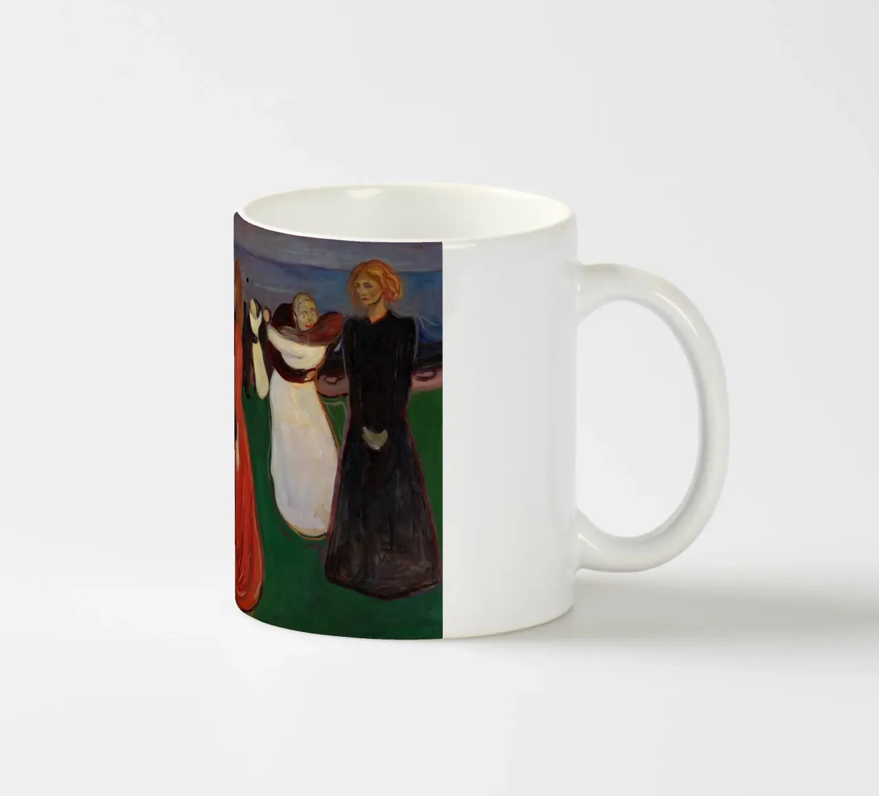Edvard Munch - La danza della vita tazza in ceramica da Timeless Artworks