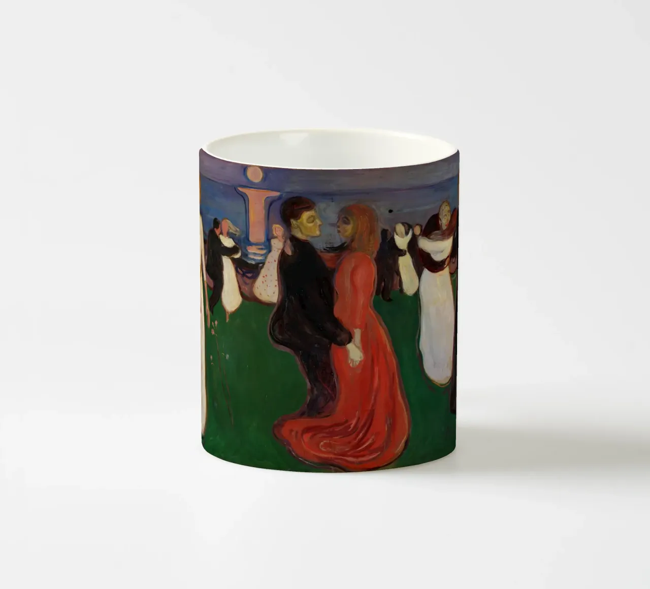 Edvard Munch - La danza della vita tazza in ceramica da Timeless Artworks