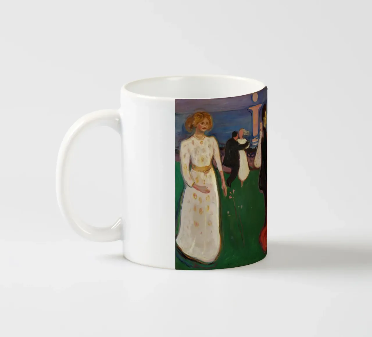 Edvard Munch - La danza della vita tazza in ceramica da Timeless Artworks