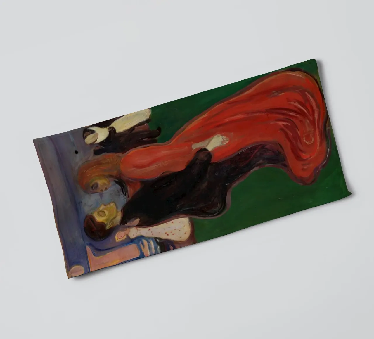Edvard Munch - The Dance of Life towel by Timeless Artworks