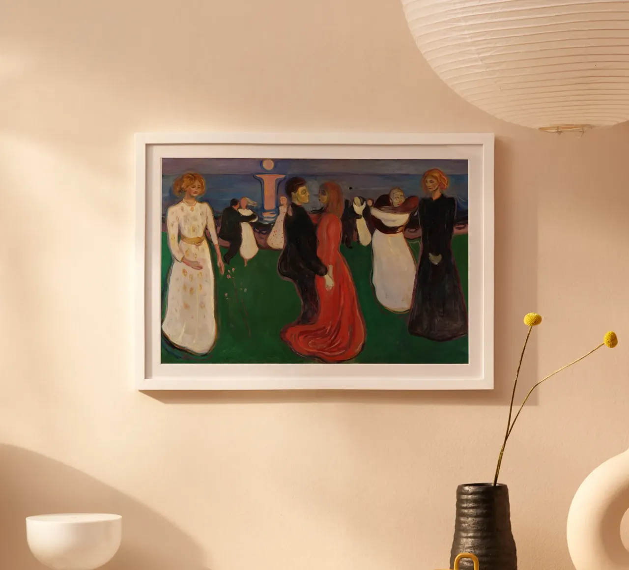 Edvard Munch - La danza della vita carta hahnemühle da Timeless Artworks