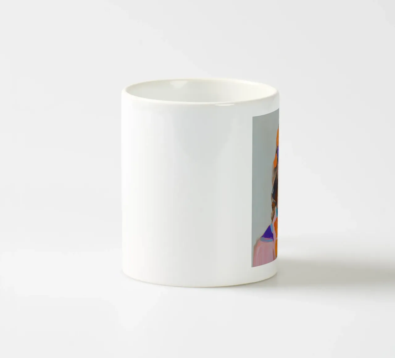 Bellezza femminile d'oro tazza in ceramica da Carinaprint