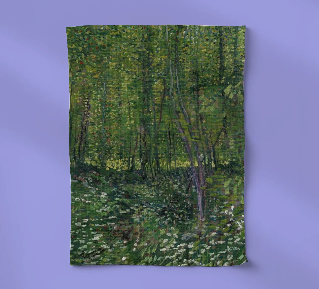Vincent van Gogh - Alberi e sottobosco canovaccio da cucina da Timeless Artworks