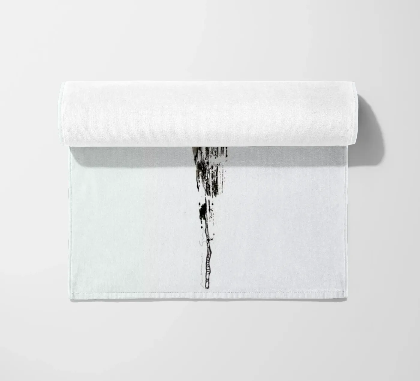 T beach towel by Marina Guiu
