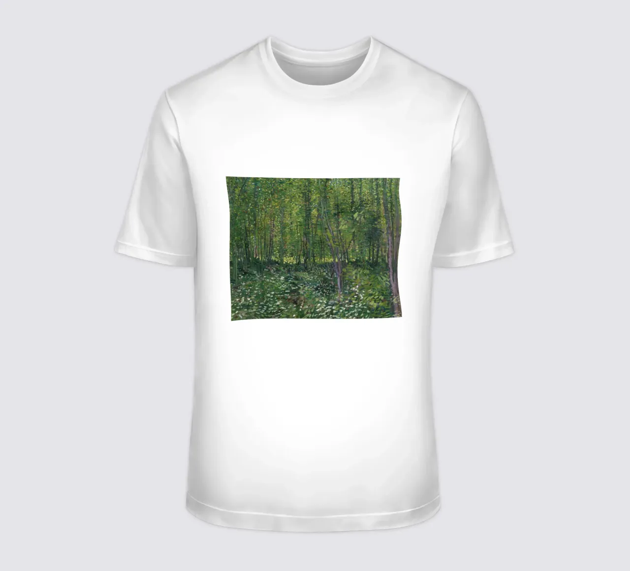 Van Gogh - Alberi e sottobosco, 1887 t-shirt da Timeless Artworks
