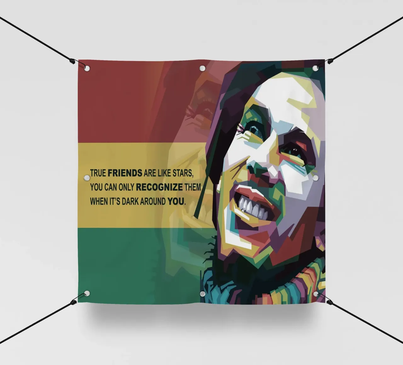 Citazioni di Tuff Gong telo in pvc da Alkahfsmart