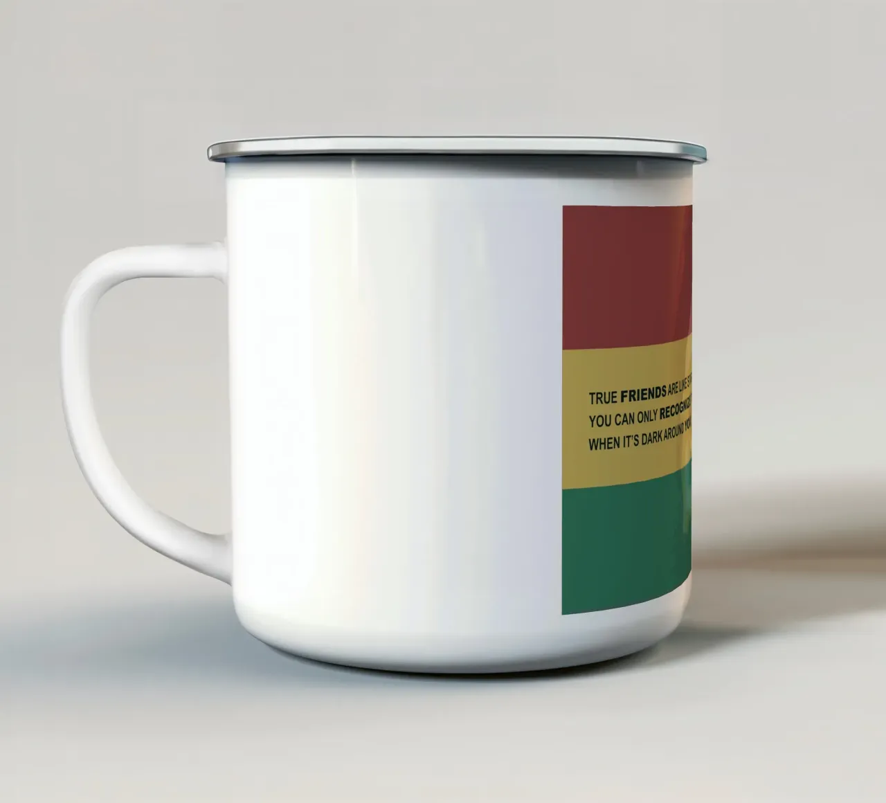 Citazioni di Tuff Gong tazza in smalto da Alkahfsmart