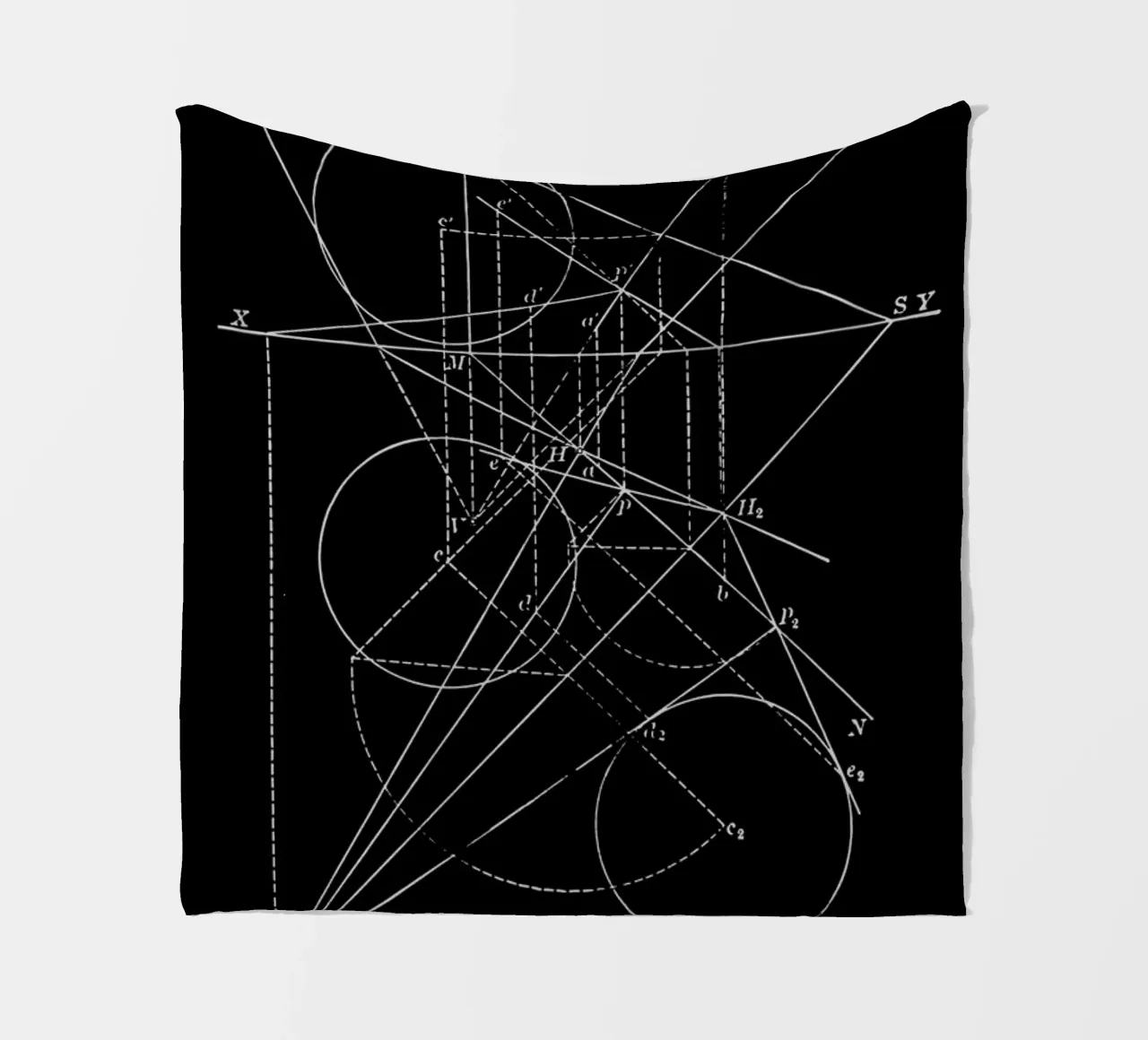 Compasses Fleecedecke von Astër