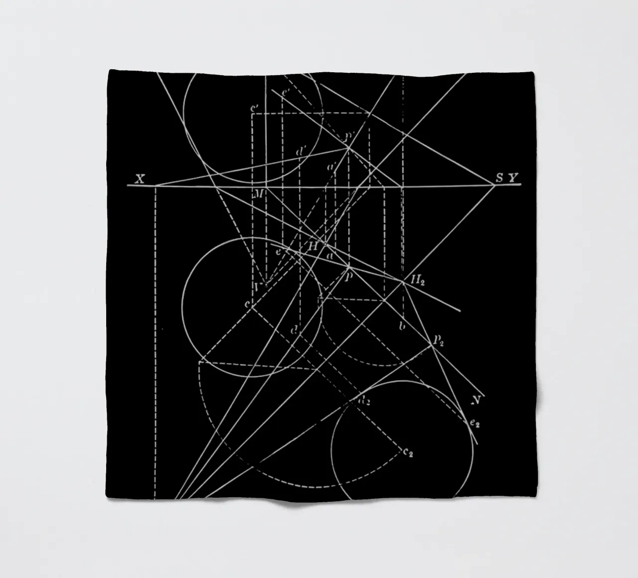 Compasses Fleecedecke von Astër