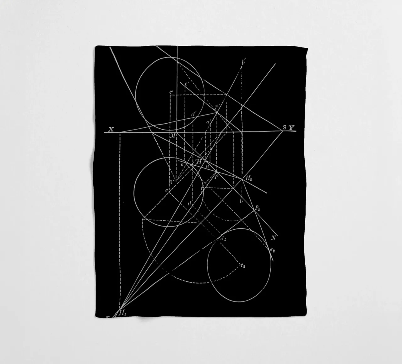 Compasses Fleecedecke von Astër