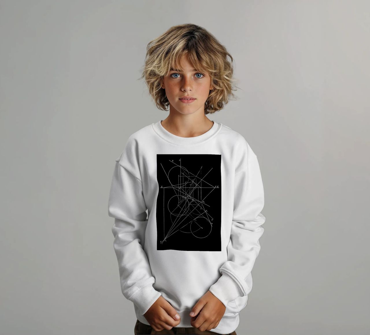 Compasses felpa bambino da Astër