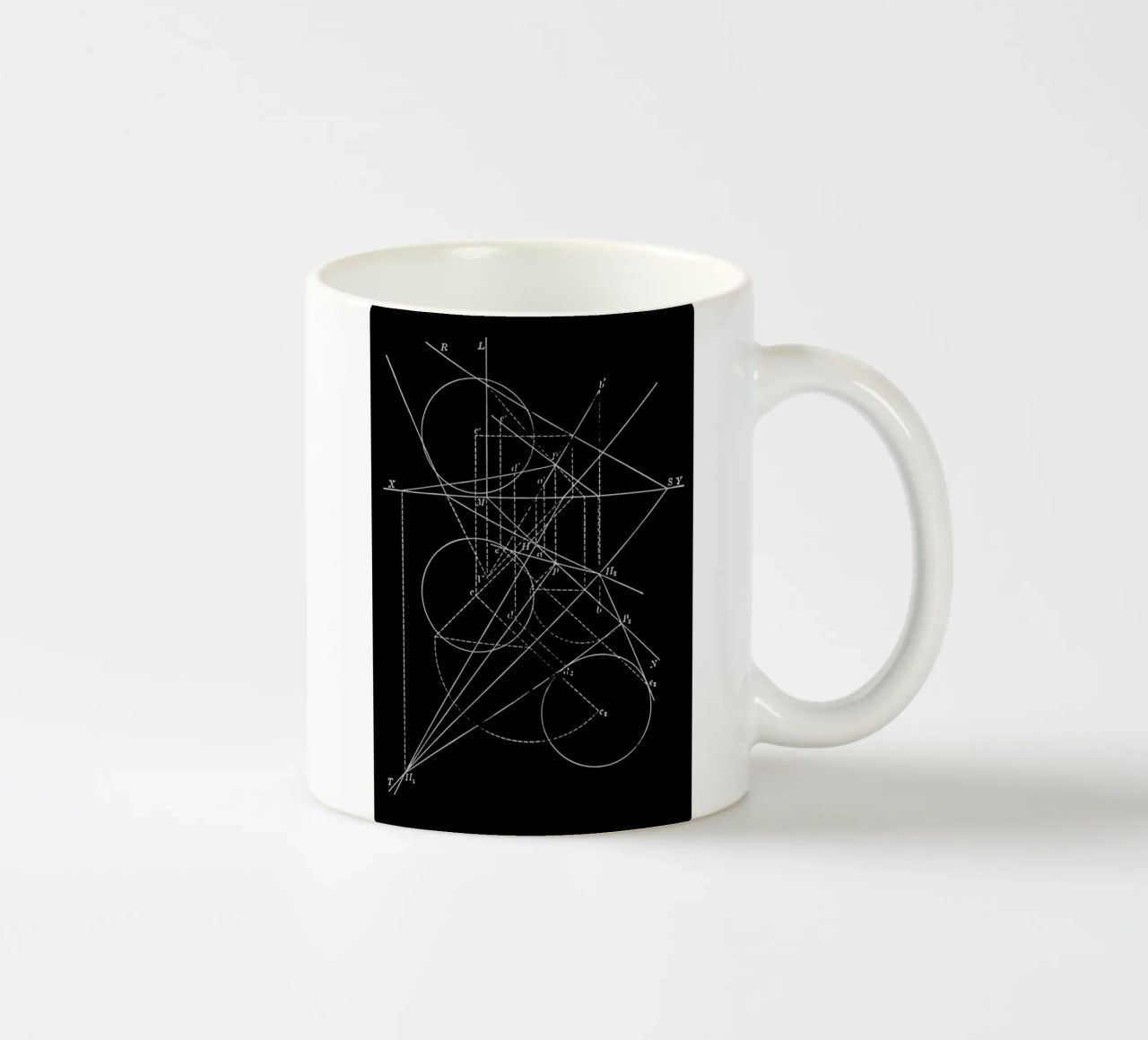 Compasses tazza in ceramica da Astër