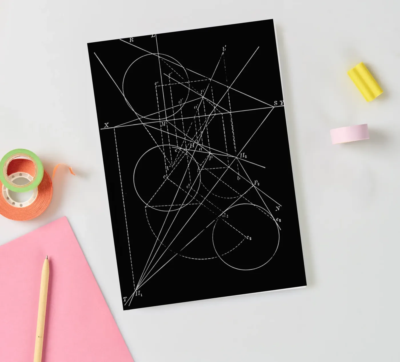 Compasses notebook by Astër