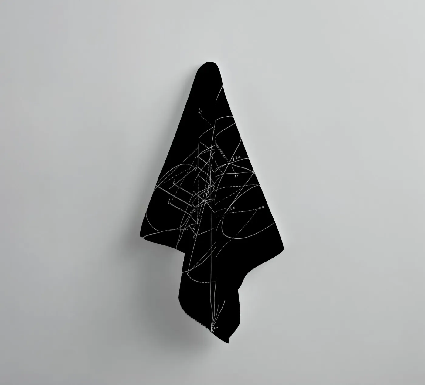 Compasses towel by Astër