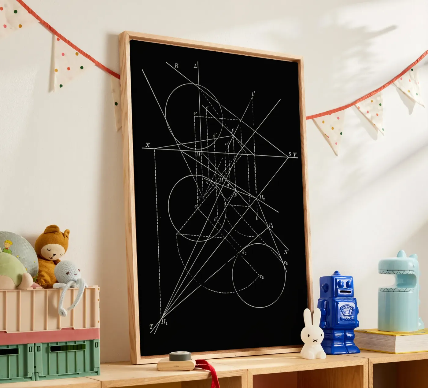 Compasses canvas van Astër