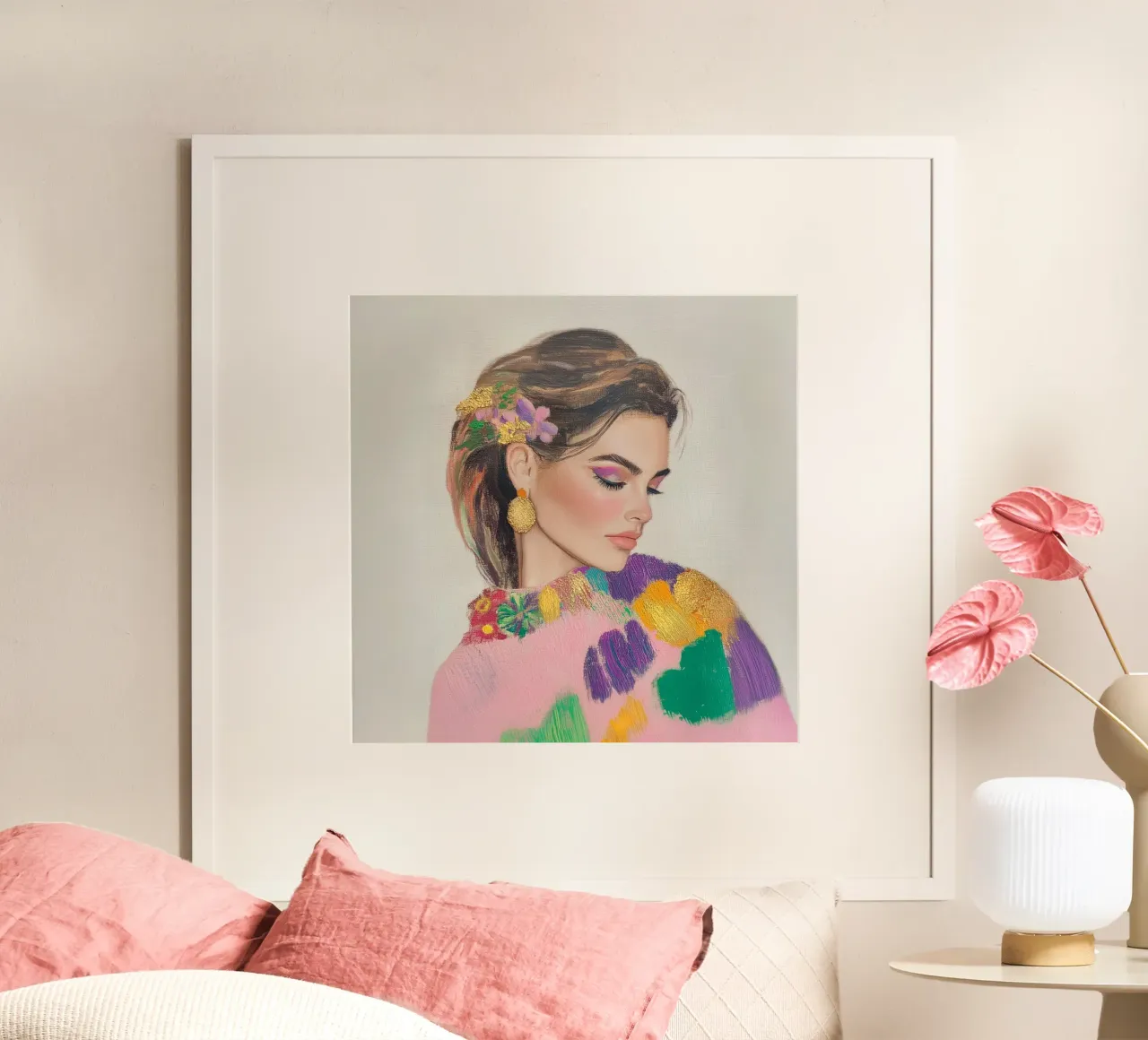 Chloé Weibliche Eleganz Poster von Carinaprint