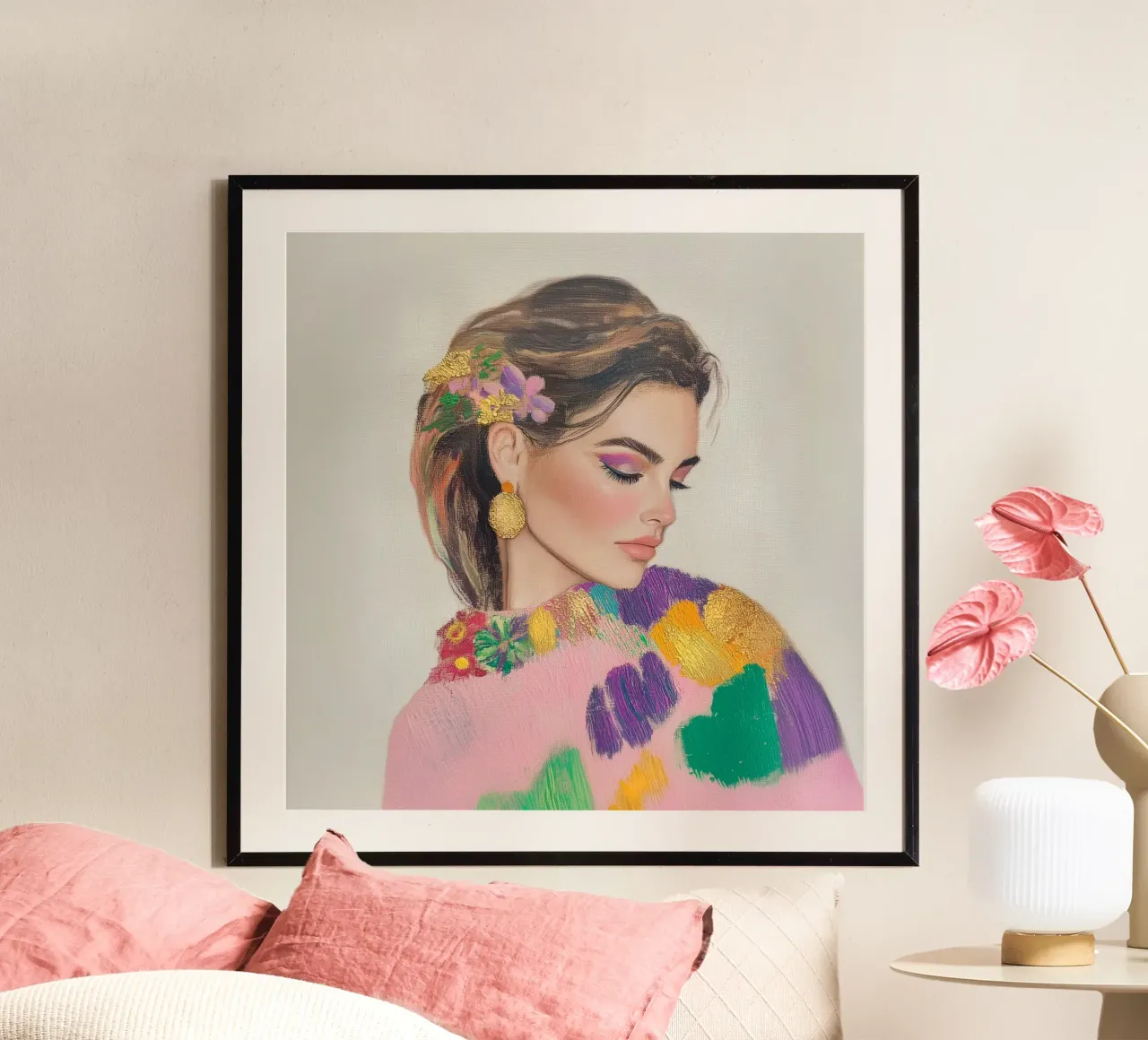 Chloé Weibliche Eleganz Poster von Carinaprint
