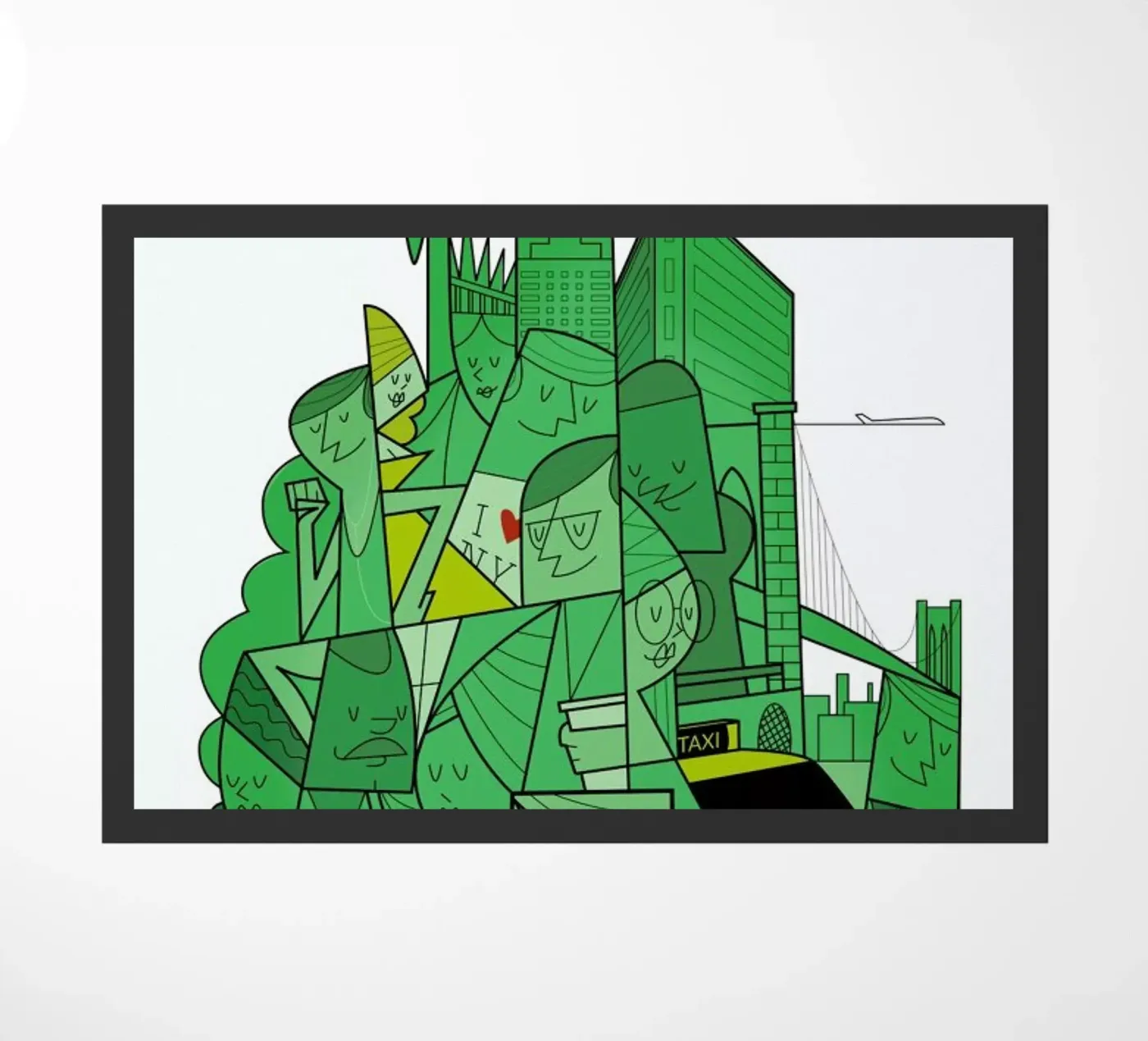 New York doormat by Ale Giorgini