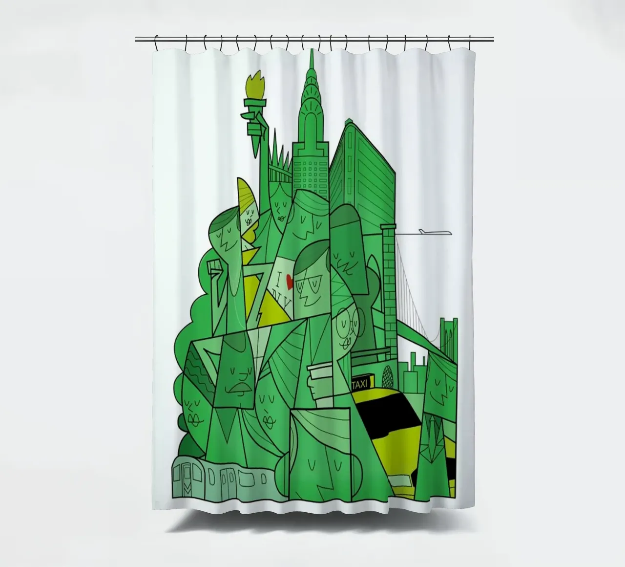 New York tenda da doccia da Ale Giorgini