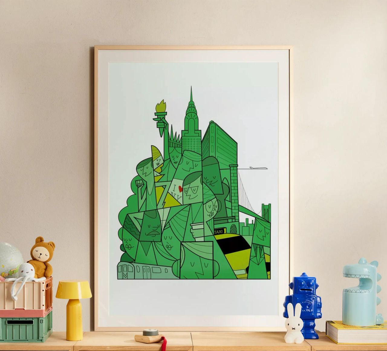 New York poster de Ale Giorgini